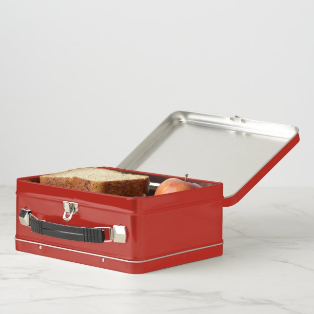 Crane-shaped noshi circle metal lunch box (Inside)