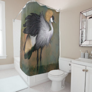 Crane Shower Curtain