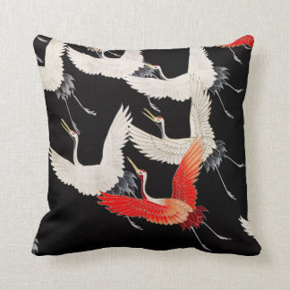 Crane Throw Pillow