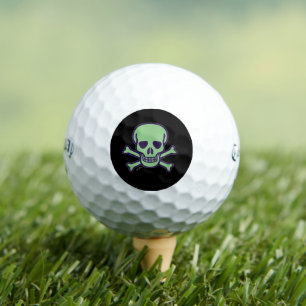 Crâne vert noir Callaway Supersoft balles de golf
