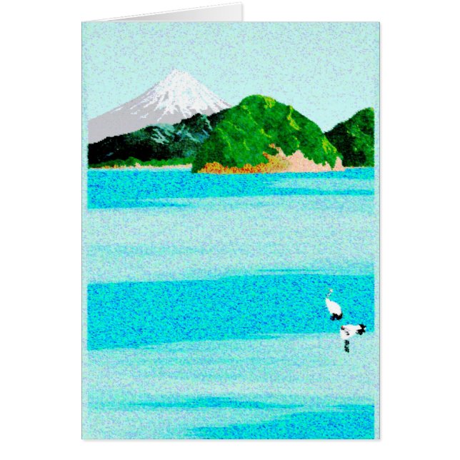 Cranes and the Sea 2 - Card (Front)