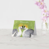 Cranes Anniversary Card