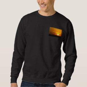 Cranes at sunrise sweatshirt