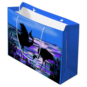 Cranes Bird Gift Bag - Love Dance