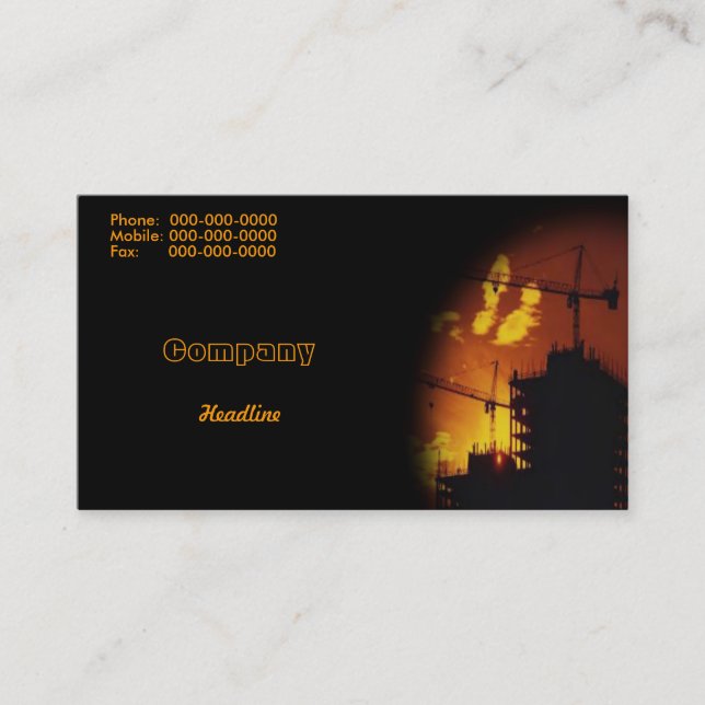 Cranes Business Card (Front)