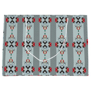 Crânes et araignées sac cadeau