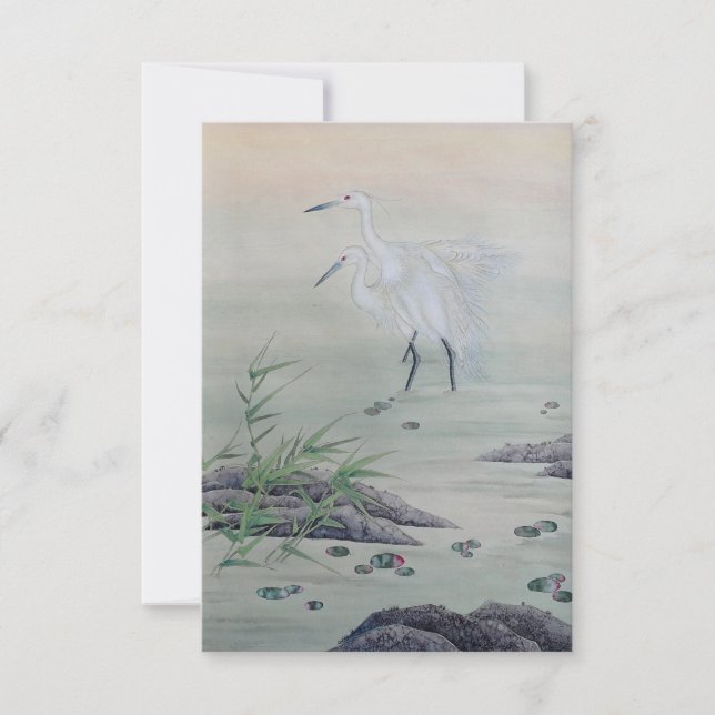 Cranes in Chinese River  (Front)