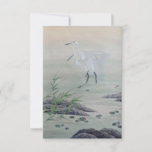 Cranes in Chinese River 