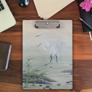 Cranes in Chinese River  Clipboard