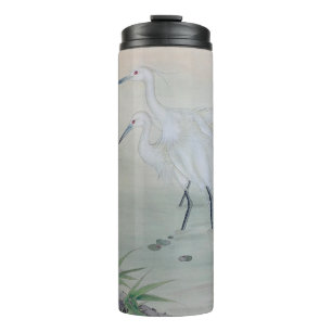 Cranes in Chinese River Thermal Tumbler