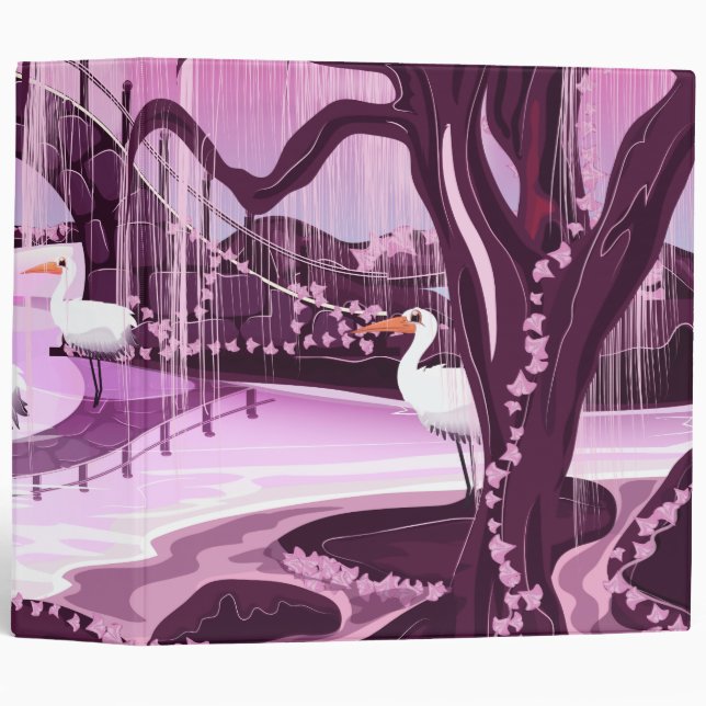 Cranes in the Korean Garden Binder (Front/Spine)