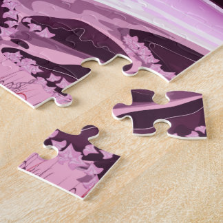 Cranes in the Korean Garden Jigsaw Puzzle