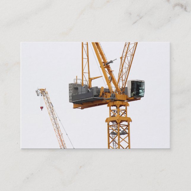 Cranes, Mini Photo Business Card (Front)
