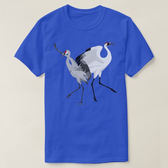 Cranes of North America  T-Shirt (Design Front)