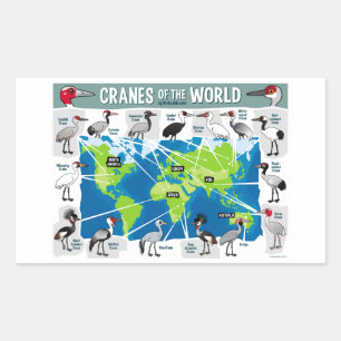 Cranes of the World Sticker