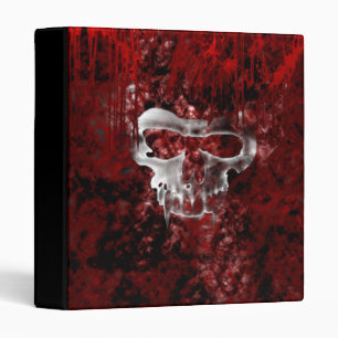 Crânes vampires Classeur gothique Grunge