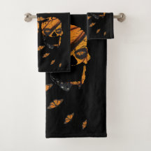 Crânes vibrants Monarque Papillon Art