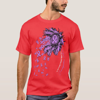 Craniosynostosis Awareness sunflower nobody fights T-Shirt