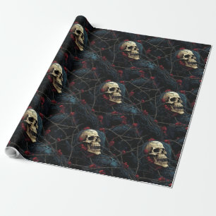 Cranium Canopy Halloween Wrapping Paper