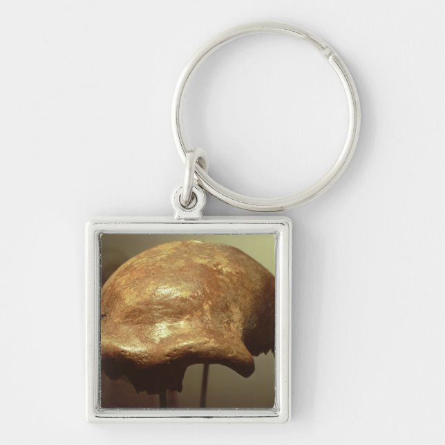 Cranium of a Neanderthal Keychain (Front)