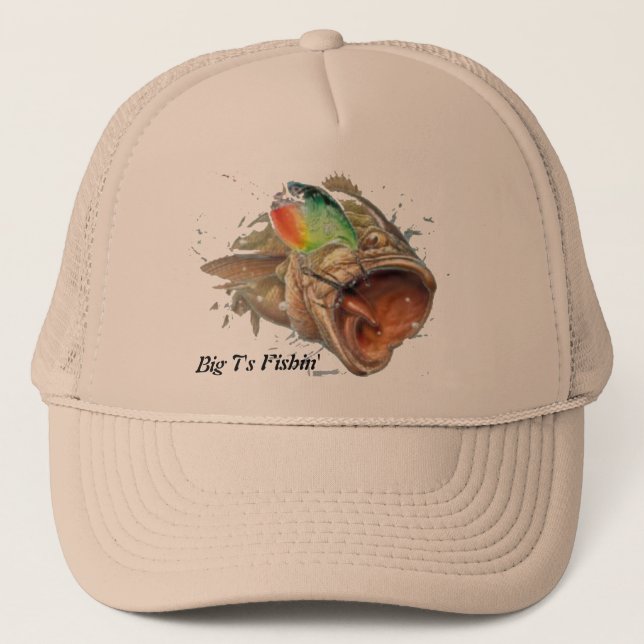 Crankbait Bass Trucker Hat (Front)