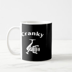 Crankbait Fishing Lures - Cranky Funny Terrible Cy Coffee Mug