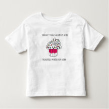 Cranky Cupcake Girls Ruffled Tshirt in White