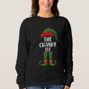 Cranky Elf Family Matching Group Christmas Sweatshirt