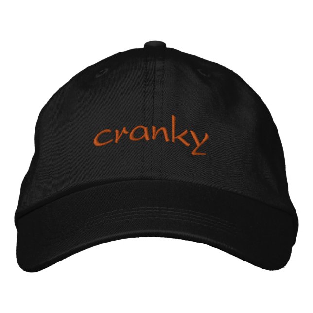 cranky embroidered hat (Front)