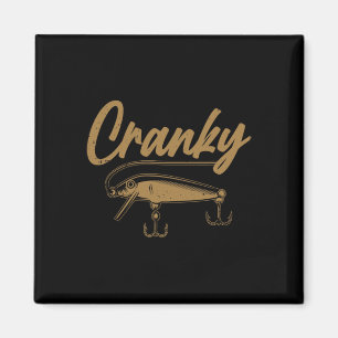 Cranky Fishing Magnet