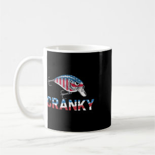 Cranky Usa Crankit Fishing Fathers Day Coffee Mug