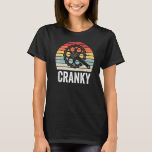 Cranky  Vintage Bicycle Bike Rider Cyclist Cycling T-Shirt