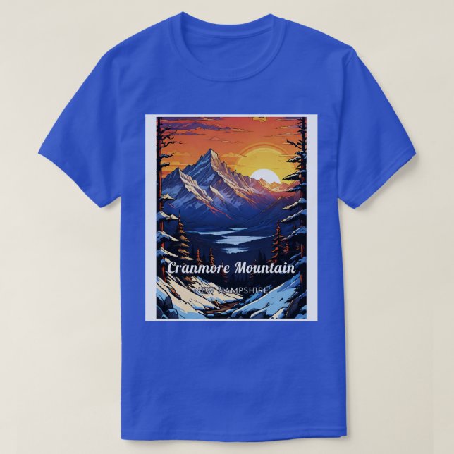 Cranmore Mountain ski New Hampshire T-Shirt (Design Front)