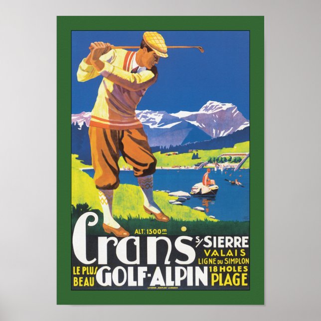 Crans Golf Alpin Poster (Front)