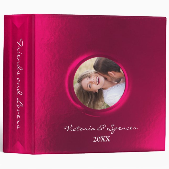 Cranslyte Insert Your Own Photo Customized Text Binder (Front/Spine)