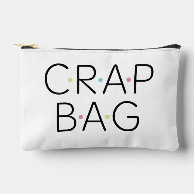 Crap Bag Zipper Bag (Front)