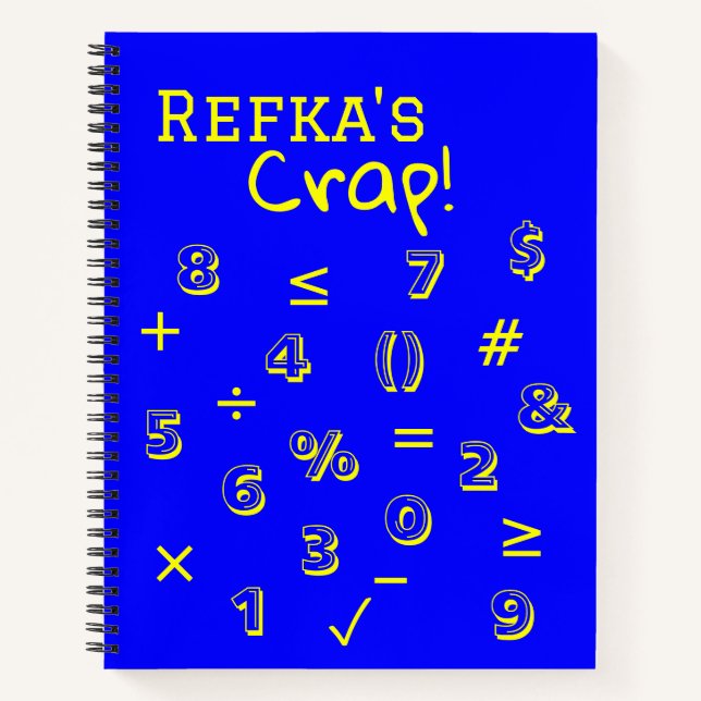 Crap!  notebook (Front)