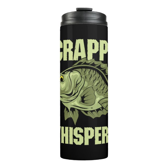 Crappie Fishing, Crappie Fishing Shirt Thermal Tumbler (Front)