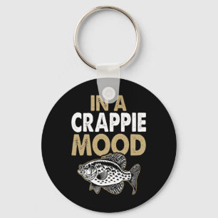 Crappie Fishing In A Crappie Mood Keychain