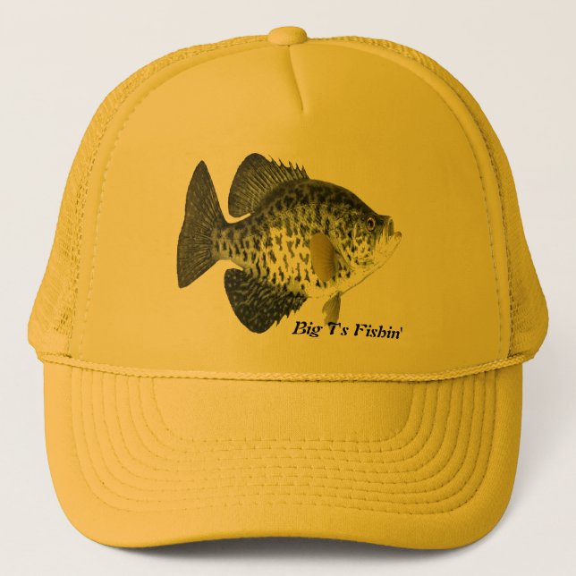 Crappie fishing trucker hat (Front)