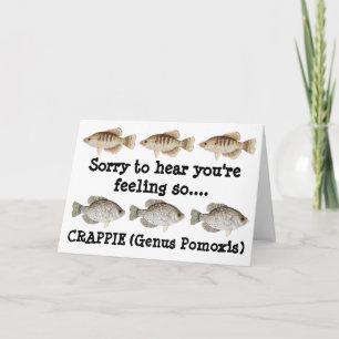 Crappie Get Well Card