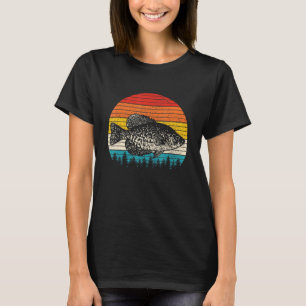 Crappie Vintage Fish Crappie Fishing Fisherman T-Shirt