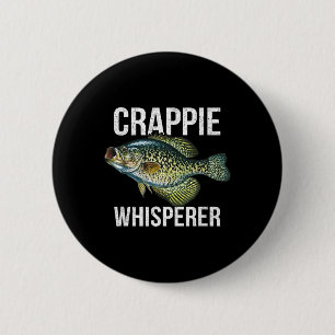 Crappie Whisperer 2 Inch Round Button