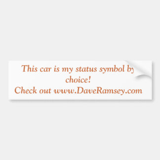 Crappy Car Bumper Sticker
