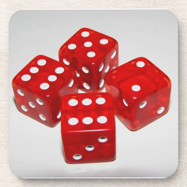 Craps Anyone Coaster Set (Front)