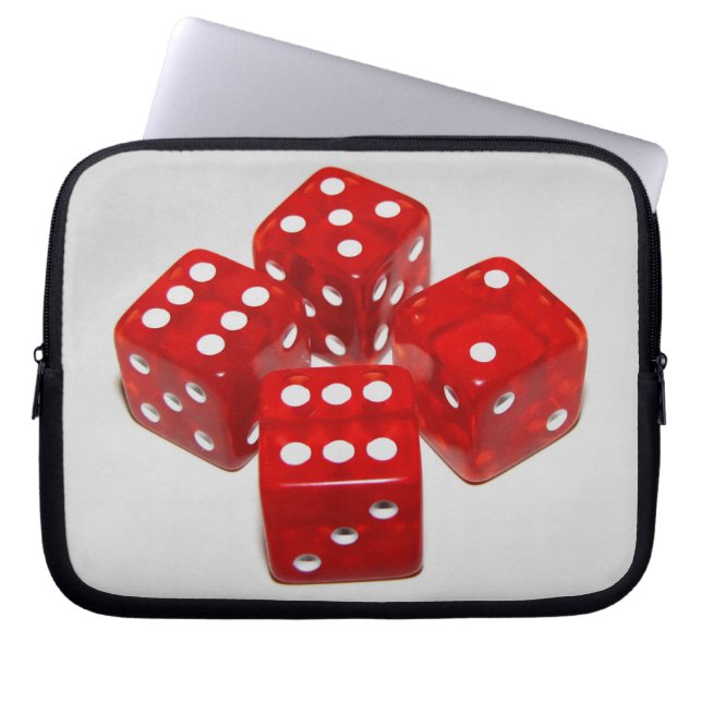 Craps Anyone? Laptop Sleeve (Front)