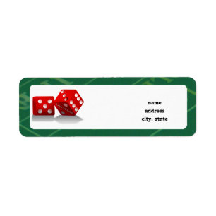 Craps Table With Las Vegas Dice