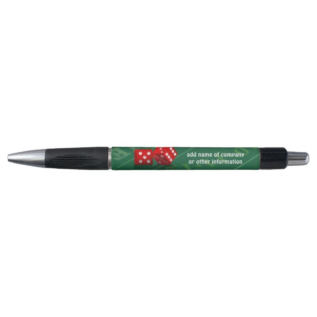 Craps Table With Las Vegas Dice Pen (Front)