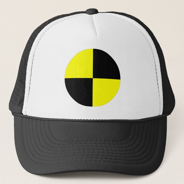 crash test dummies symbol sign car accident trucker hat (Front)