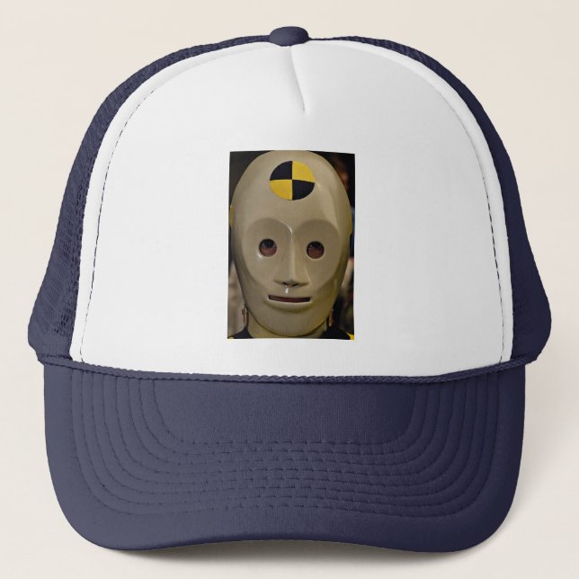 Crash test dummy trucker hat (Front)
